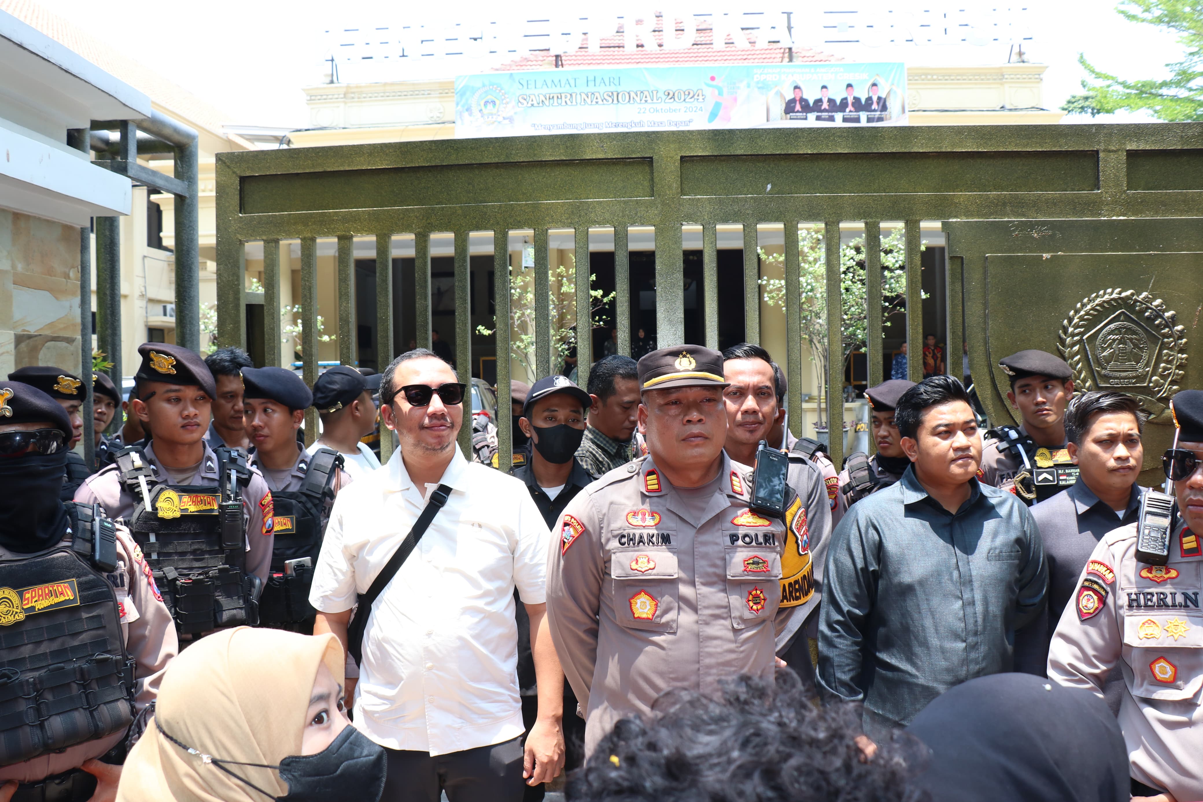 Aksi unjuk rasa dari Gepal, Forkot, dan PMII menyuarakan kegagalan Smelter Freport memberi kesejahteraan bagi masyarakat Gresik